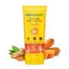 Mamaearth Ultra Light Sunscreen SPF 50 | Carrot Seed & Turmeric | Broad Spectrum Protection | No White Cast | 80g