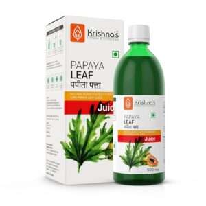 Krishna's Papaya Leaf Juice 500ml – Fresh Leaves to Help Boost Platelet Count