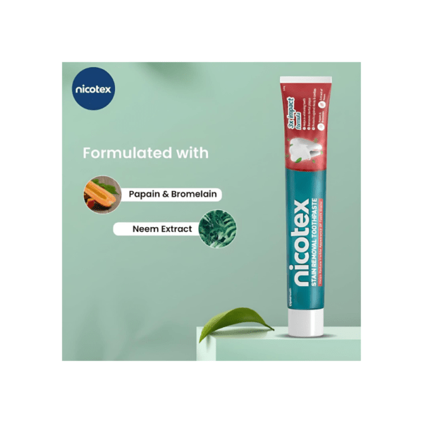 Cipla Nicotex Stain Removal Toothpaste Sls Free 100G - Image 2