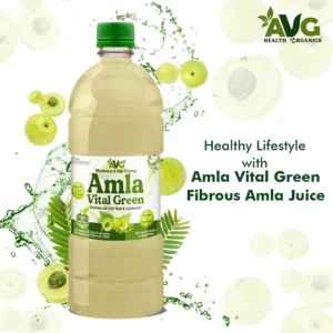 AVG Amla Vital Green with Vitamin C & Iron Juice to Build Immunity, 1L